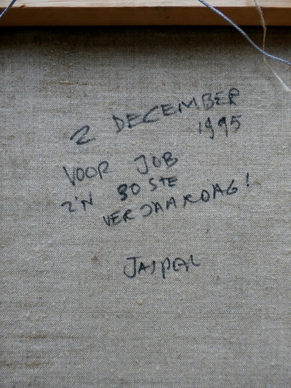 Jasper Krabbe - acrylverf op doek - 1995 kopen? Bied vanaf 1000!