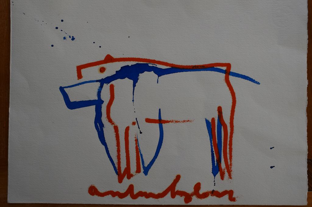 Anton Heyboer - Kunti - Tube portret  verkocht voor € 250!