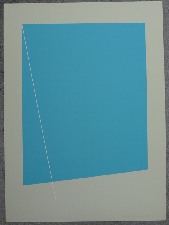 Frits Hesseling, zeefdruk uit 1983. oplage 14/15. beeldformaat 75 X 55 cm.  kopen? Bied vanaf 10!