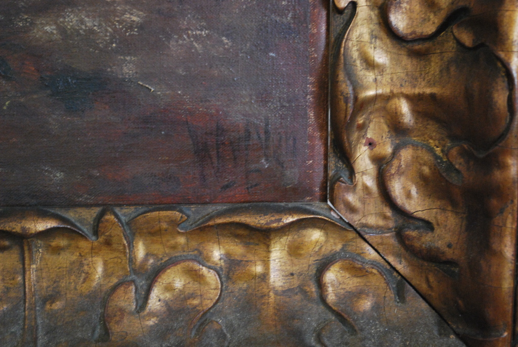 Boer met koeien - onduidelijke sign  kopen? Bied vanaf 75!