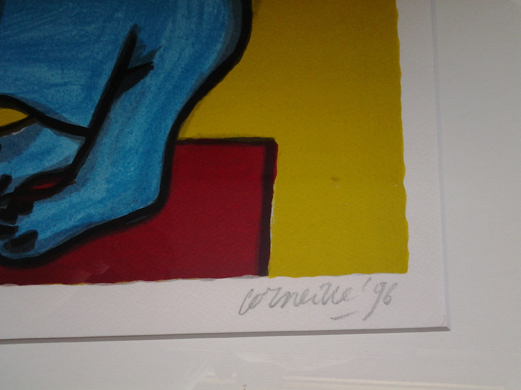 Corneille, Groot litho in lijst,  kopen? Bied vanaf 180!