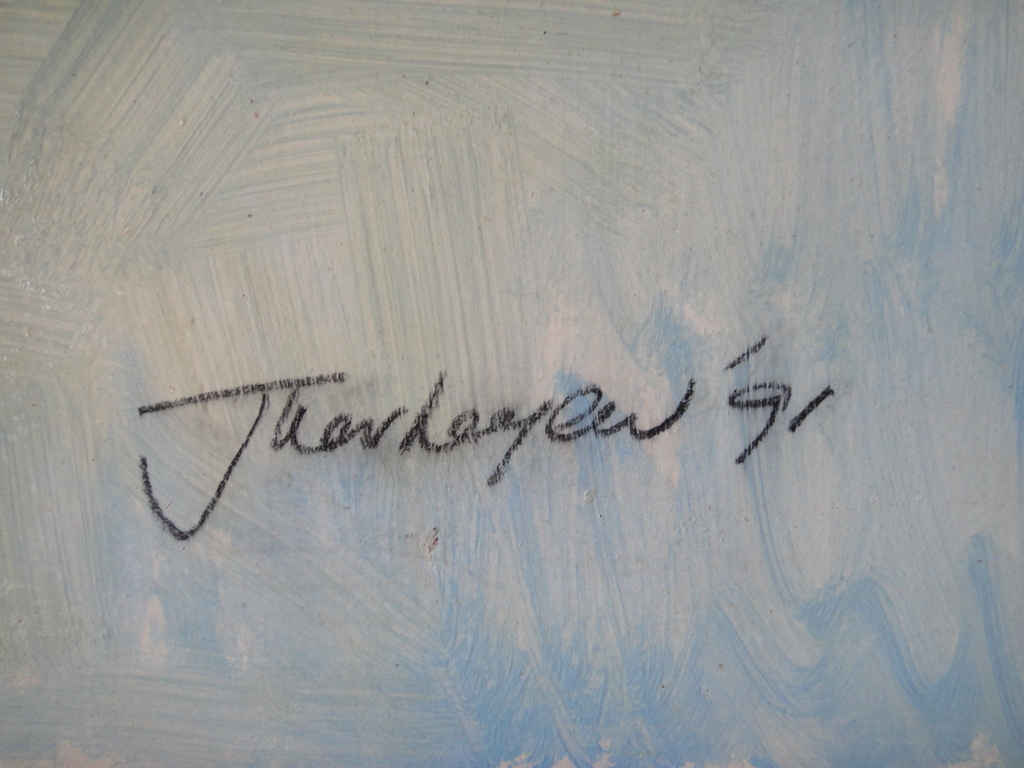 Jan Verheijen, olieverf op board, stilleven met o.a. fruit, fles en theekan II kopen? Bied vanaf 1!