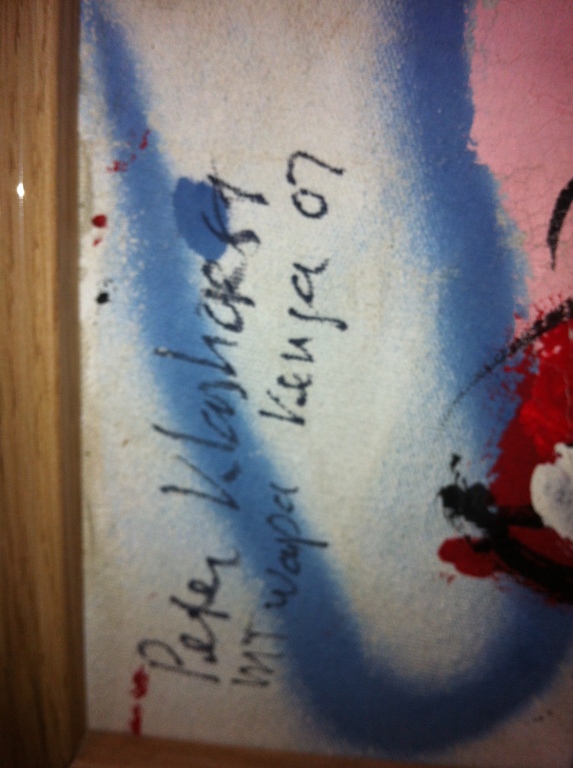 Peter Klashorst Origineel op doek.Titel: Coca Nokia, kopen? Bied vanaf 1!