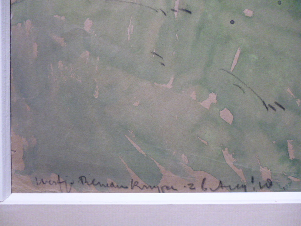 H.E.Roodenburg - aquarel - Werfje Bernard Kuijper kopen? Bied vanaf 65!