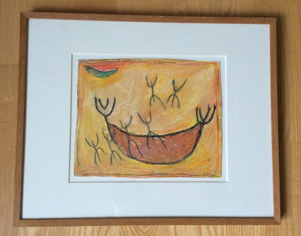 Jozée Dijkstra, zonder titel, Gemengd op papier. kopen? Bied vanaf 50!
