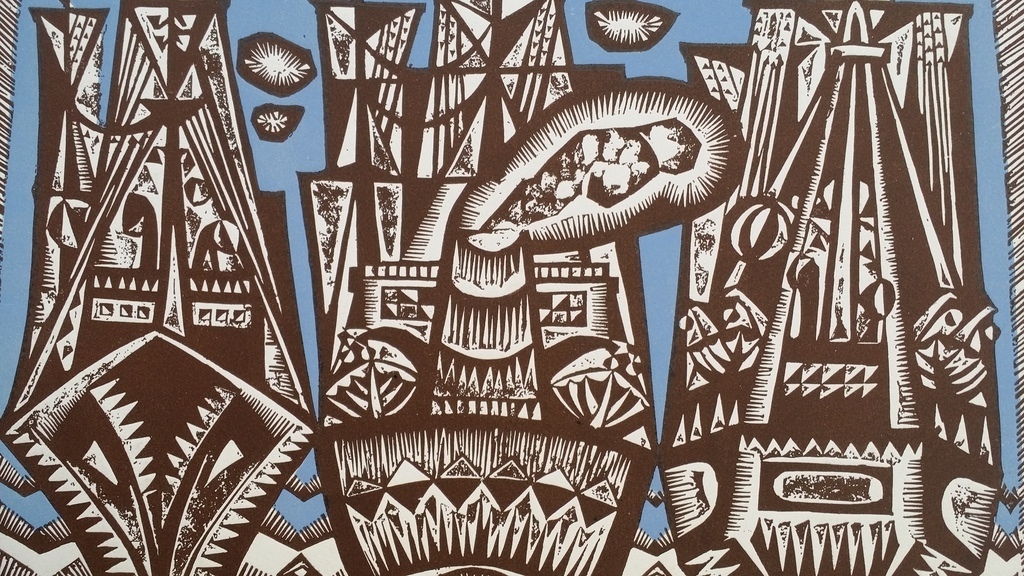 Aldona Skirutyte, Kleurenlitho, Schepen kopen? Bied vanaf 20!