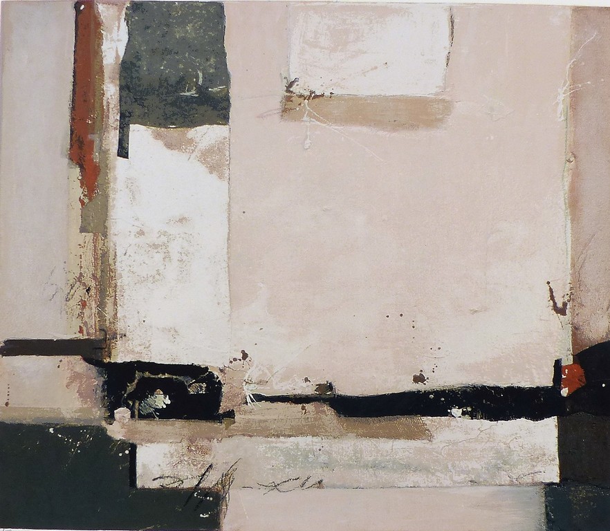 Ron v/d Werf,zeefdruk op papier met zwelinkt, Terra 1,Handgesigneerd verkocht voor € 50!