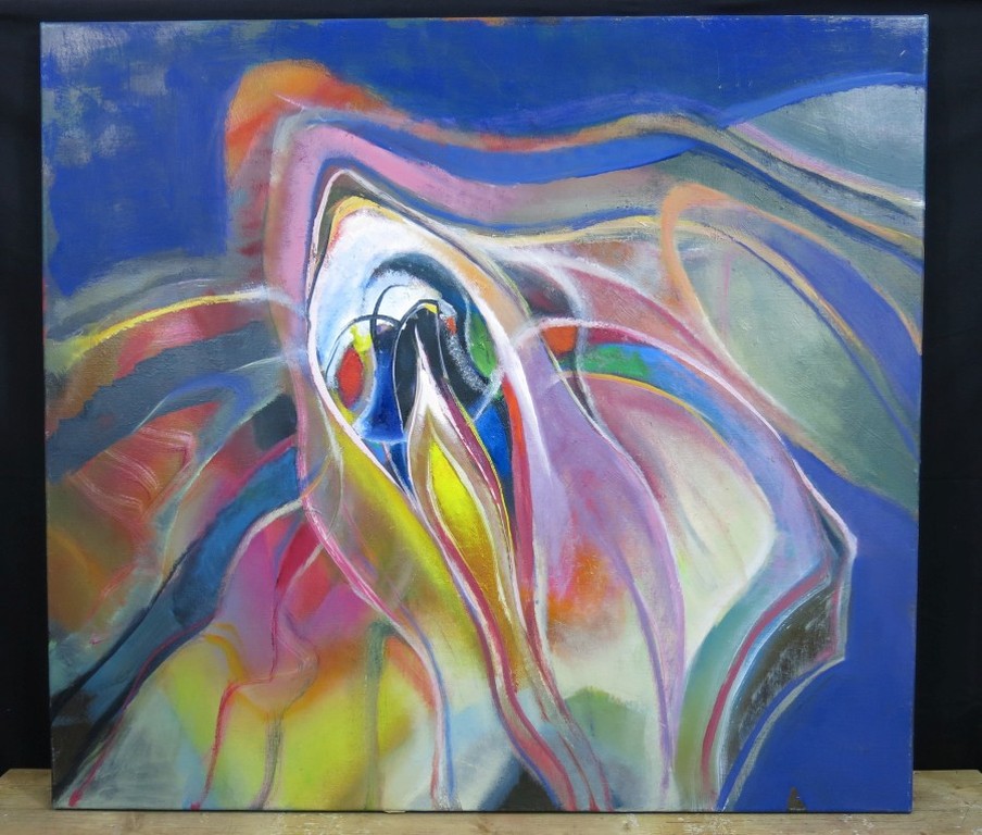 Lambertus de Jong: Olieverf op doek, Zonder titel (groot) kopen? Bied vanaf 150!