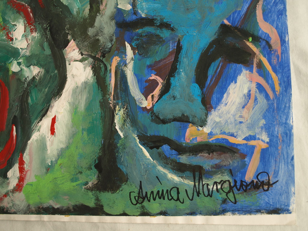 Anina Margiono – Acrylverf – Portretten – Gesigneerd  kopen? Bied vanaf 35!