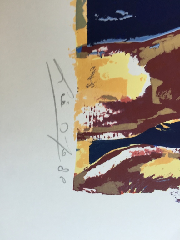 John Lie A Fo   1 originele zeefdruk / Litho gesigneerd 1988 kopen? Bied vanaf 1!
