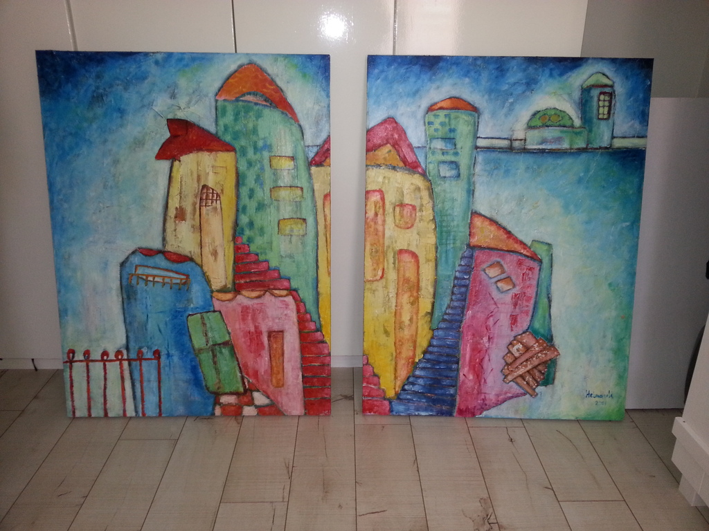 Prachtig werk van Helma van Kleinwee - Acryl op paneel, gesigneerd en gedateerd kopen? Bied vanaf 195!