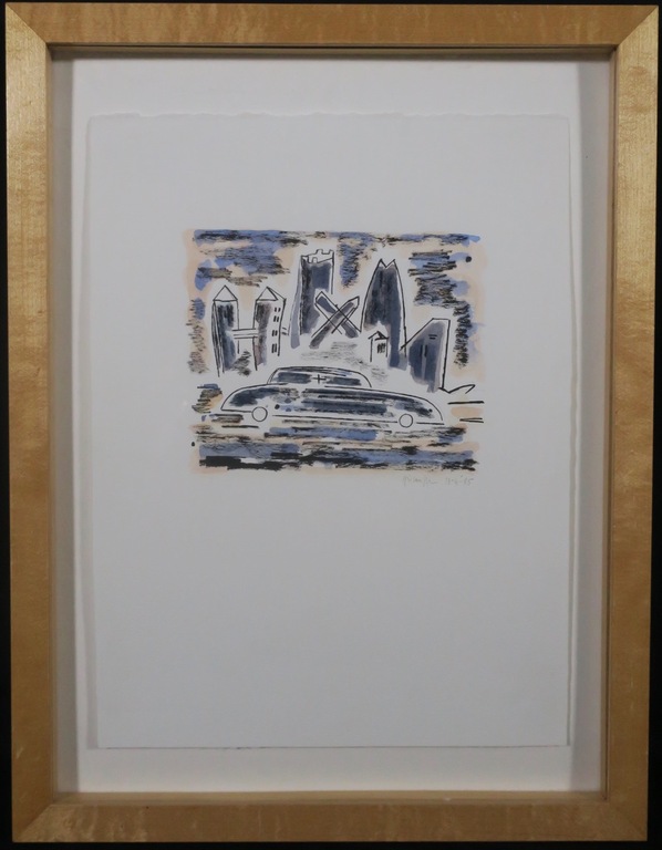Arie van Geest: Pen en Aquarel, Z.T. - Ingelijst kopen? Bied vanaf 35!