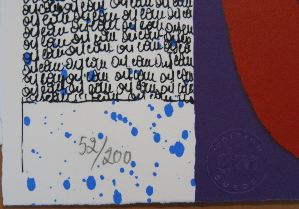 Christian Silvain: Zeefdruk, L'Oiseau Cage kopen? Bied vanaf 80!