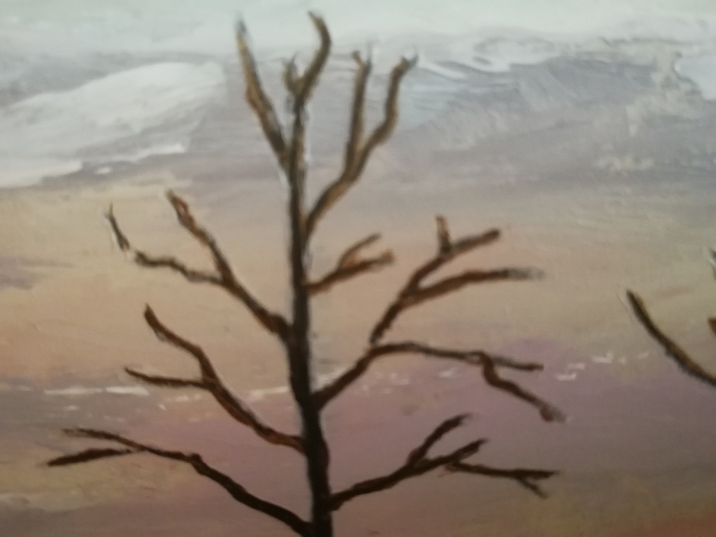 onbekend kunstenaar - olieverf op paneel - landelijk winter landschap kopen? Bied vanaf 1!