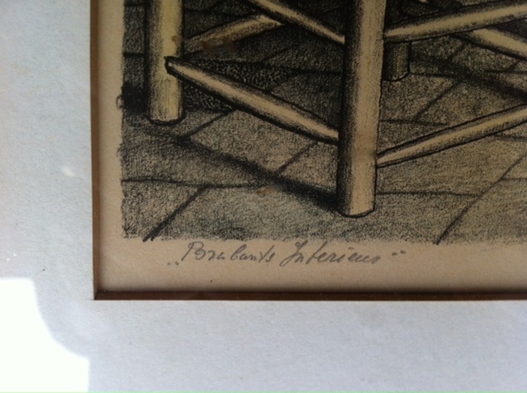 Prachtige litho JAN STRUBE 42 x 33 cm- kopen? Bied vanaf 60!