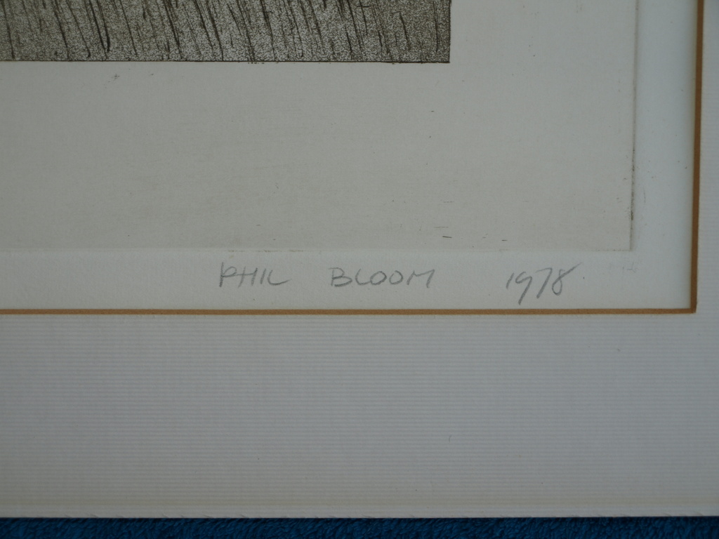 PHIL BLOOM (1945) â�� Ets â�� Gedraaid papier III â�� Gesigneerd â�� 1978 -Oplage 28 ex. kopen? Bied vanaf 95!