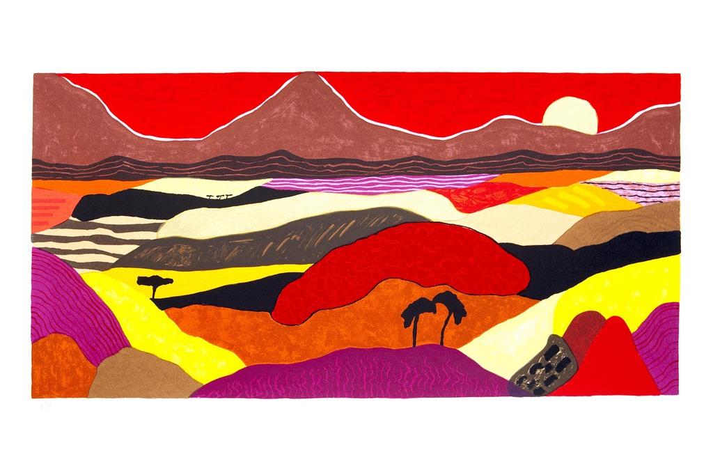 Ronald Boonacker, Tanzania II, Zeefdruk verkocht voor € 65!