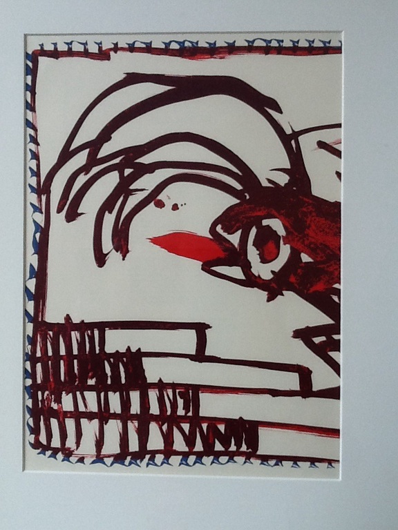  Litho Pierre Alechinsky 1988 Cobra kopen? Bied vanaf 1!