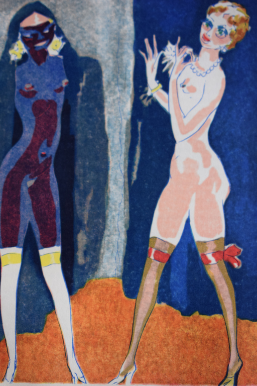 Kees van Dongen - Houtgravure - La Comparaison verkocht voor € 75!