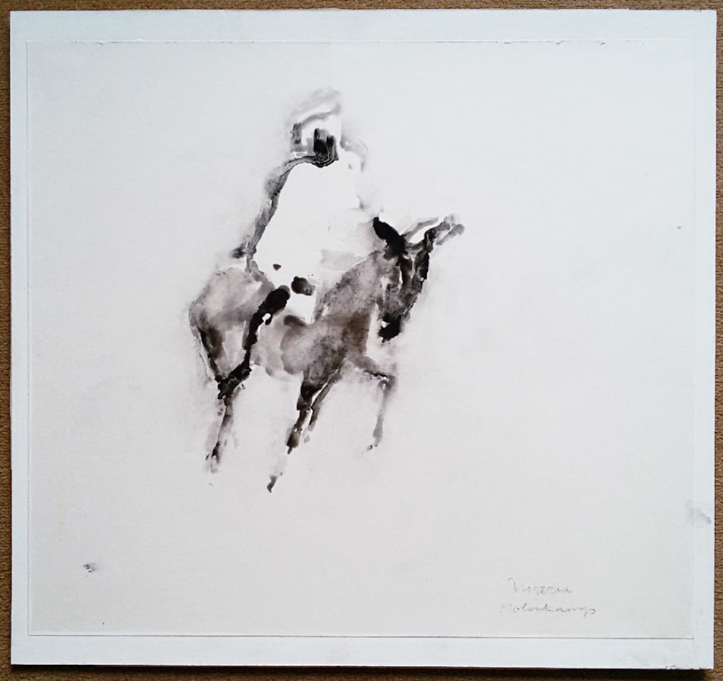 Nico Molenkamp - Nigeria, tekening kopen? Bied vanaf 275!