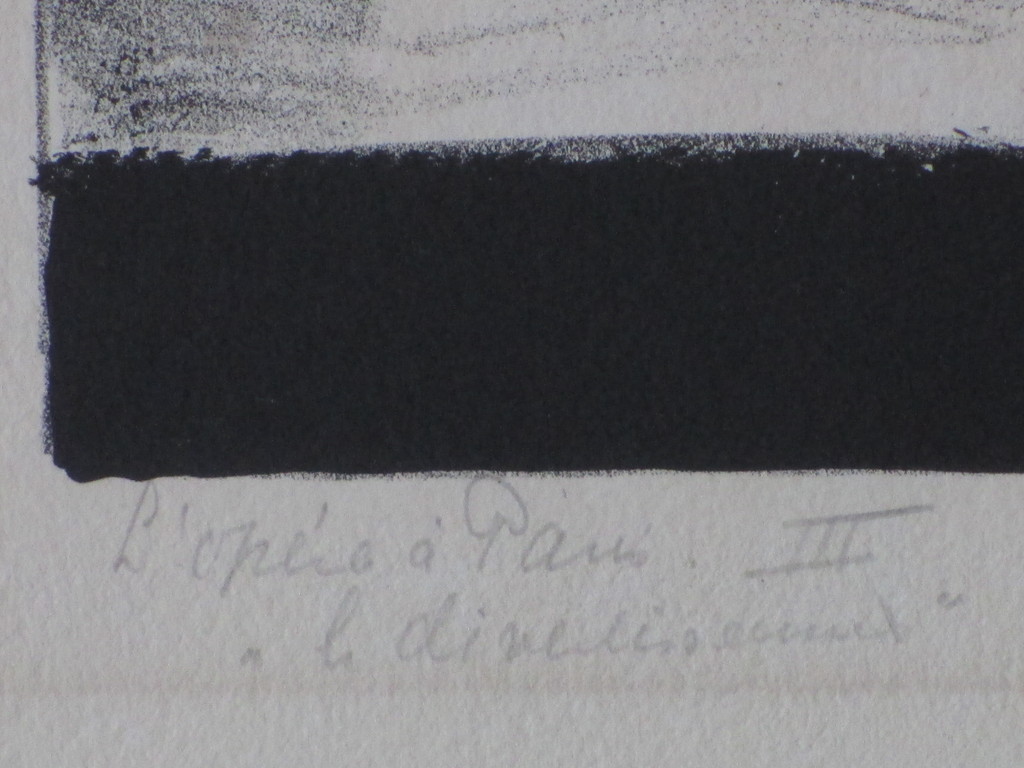 Jeanne Bieruma Oosting - Jeanne Bieruma Oosting, Opera Paris - Le Divertissement, Litho kopen? Bied vanaf 1!