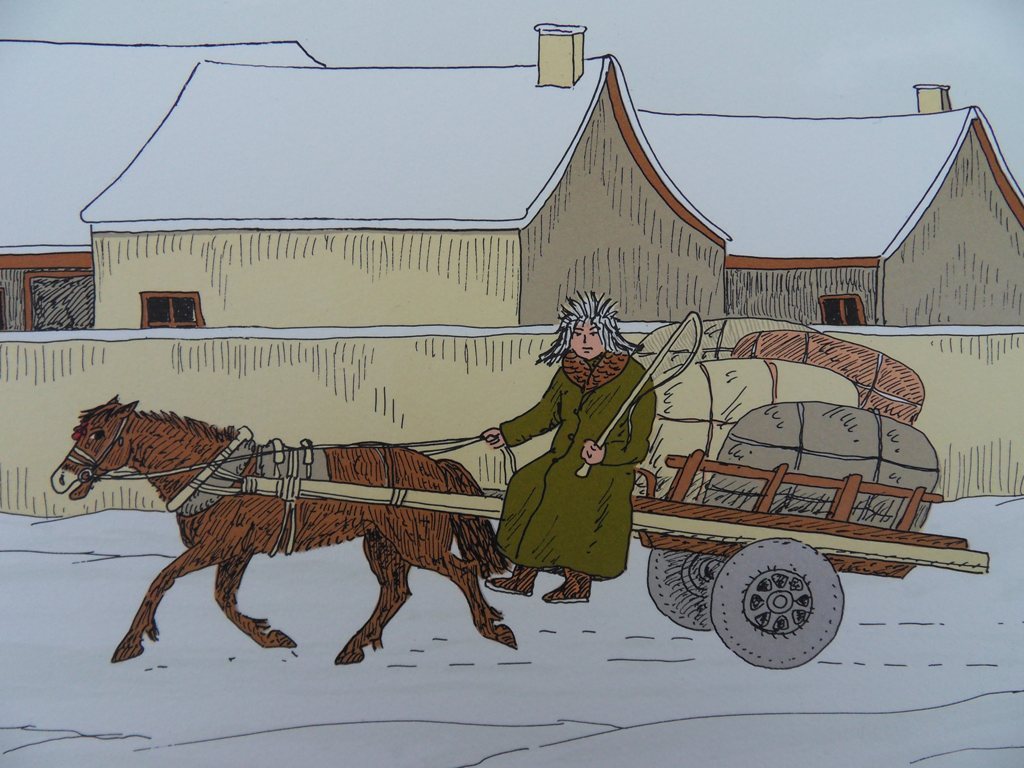 Vincent Haddesley. -Cheval en Hiver- Litho. Handgesigneerd. 1985. kopen? Bied vanaf 59!