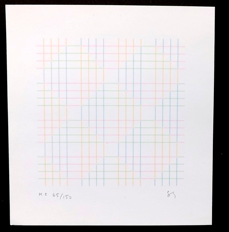 Shizukoyo Shikawa - 3x abstracte gesigneerd kleuren litho.  kopen? Bied vanaf 1!