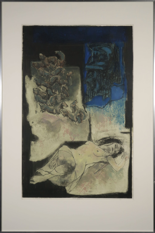 Ru van Rossem: Ets en Aquatint, Hooglied van Salomo - Ingelijst kopen? Bied vanaf 100!