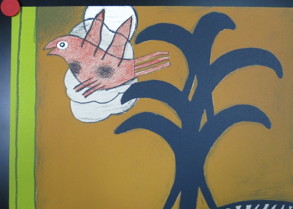 Corneille: Litho, Vrouw en vogel kopen? Bied vanaf 150!