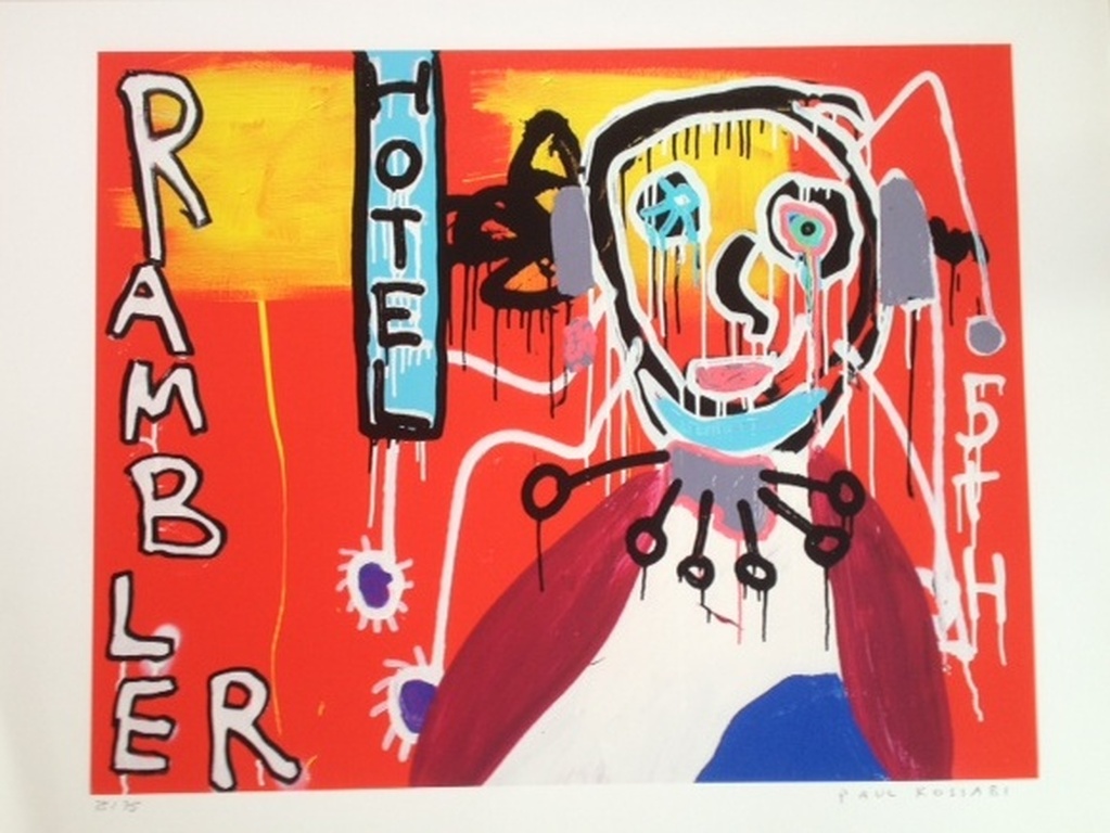 Paul Kostabi, AMC HOTEL (2013) verkocht voor € 110!