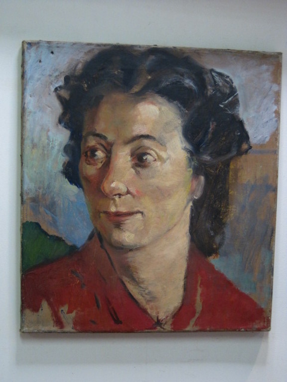 Toon Pluijmers 1910-1967 olieverf "jonge vrouw" omstreeks 1940 kopen? Bied vanaf 1!