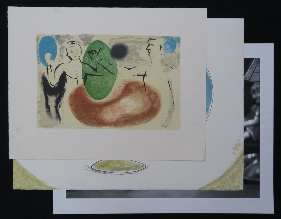 Lot met 3 grafische werken van o.a. Elsbeth de Vaal en Ruud Dijkers kopen? Bied vanaf 1!