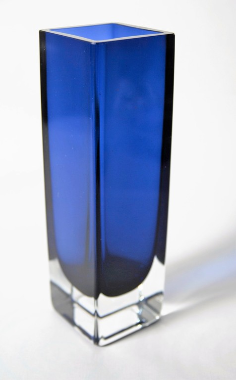 Murano Blokvaas blauwpaars kopen? Bied vanaf 20!