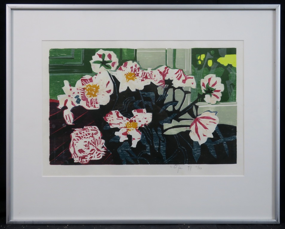 Vincent van Ojen: Lino, Wilde tomaten - Ingelijst verkocht voor € 40!