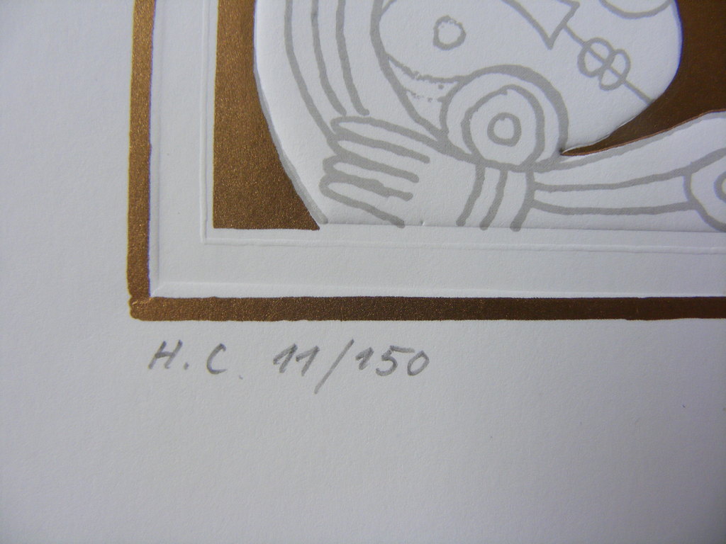 Sami Briss, lithografie, handgenummerd en gesigneerd! kopen? Bied vanaf 30!