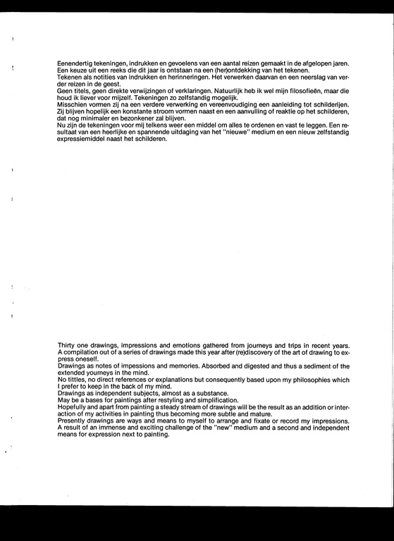 Een tekenining.EENENDERTIG TEKENINGEN BERT LOERAKKER 1988 kopen? Bied vanaf 224!