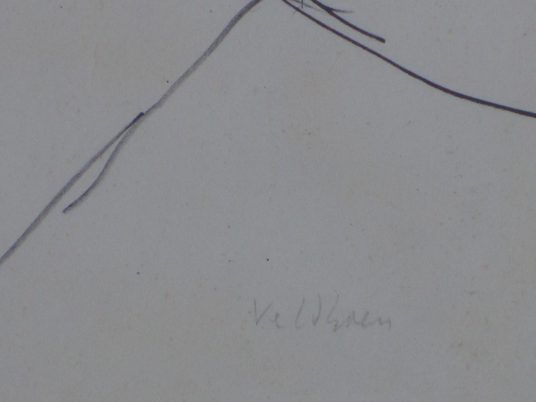 Aat Veldhoen, Moeder en kind, Litho kopen? Bied vanaf 45!