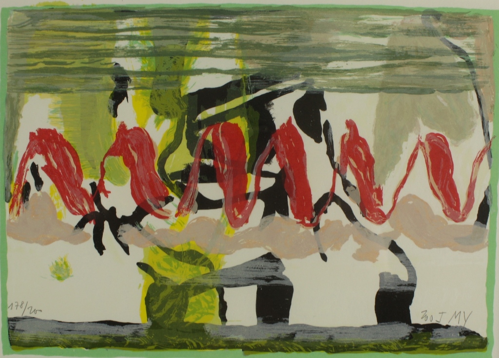 Miguel Ybanez - Miguel Ybanez, zeefdruk (INGELIJST) verkocht voor € 56!