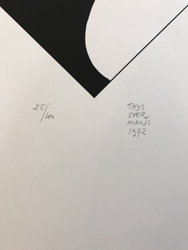 Thijs Overmans Originele Zeefdruk/ LITHO  1972 kopen? Bied vanaf 1!