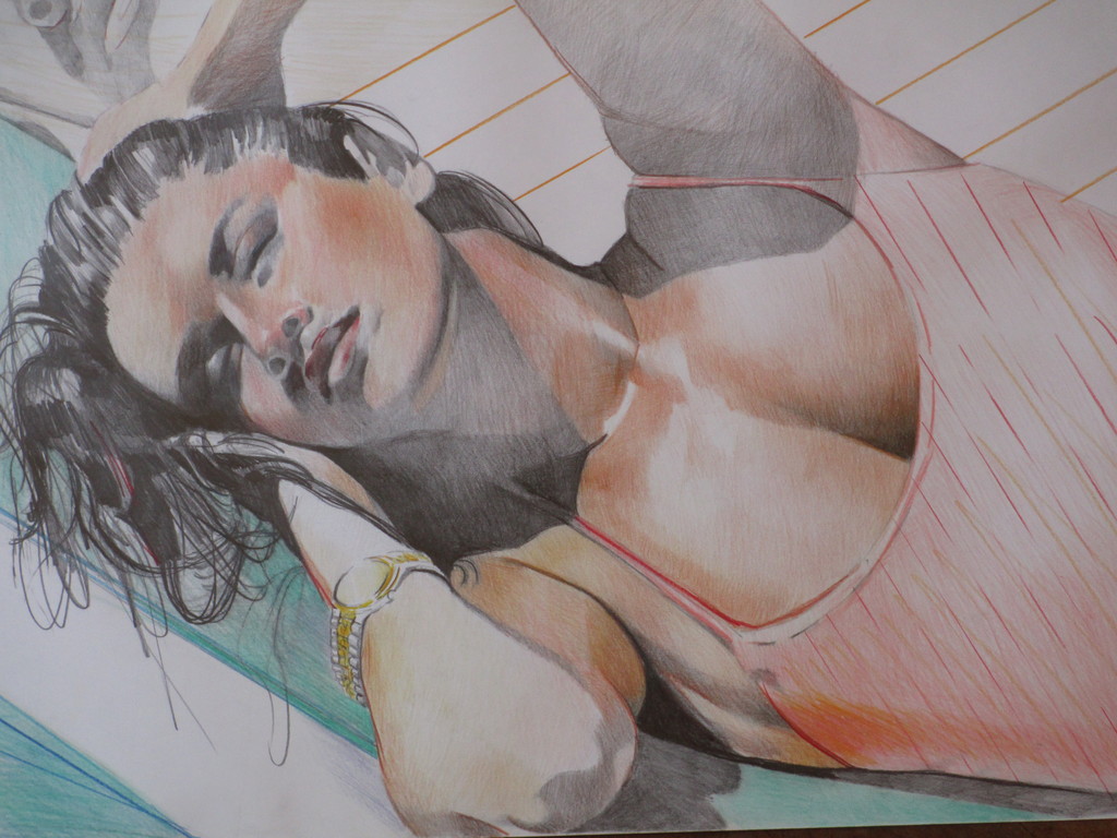 Eric Dordregter, Zonaanbidster, Airbrush-tekening kopen? Bied vanaf 1!