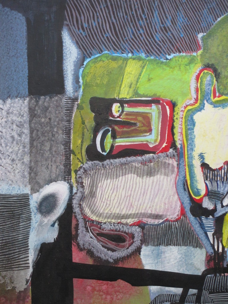 Wim Gerritsen, Kleurrijke Compositie, Gouache kopen? Bied vanaf 280!