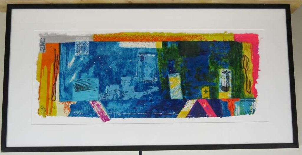 Jos Verwiel: Litho, Blueprint I - Ingelijst (bijzonder formaat) kopen? Bied vanaf 50!