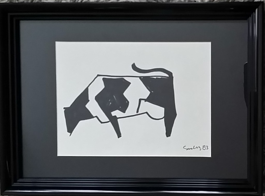 Siep van den Berg - gesigneerde inkttekening verkocht voor € 150!