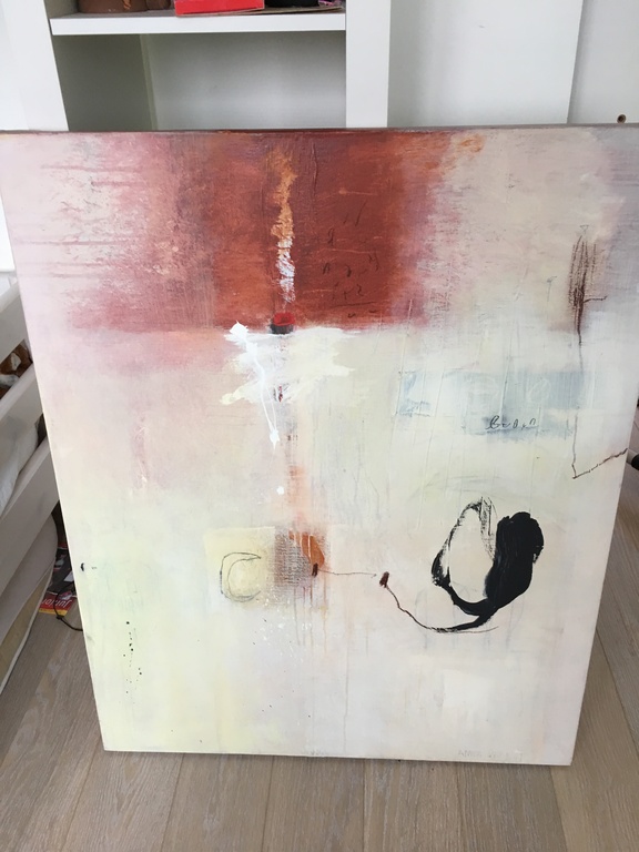 Anna Verrijt, Acrylverf, Temptation 2 verkocht voor € 100!