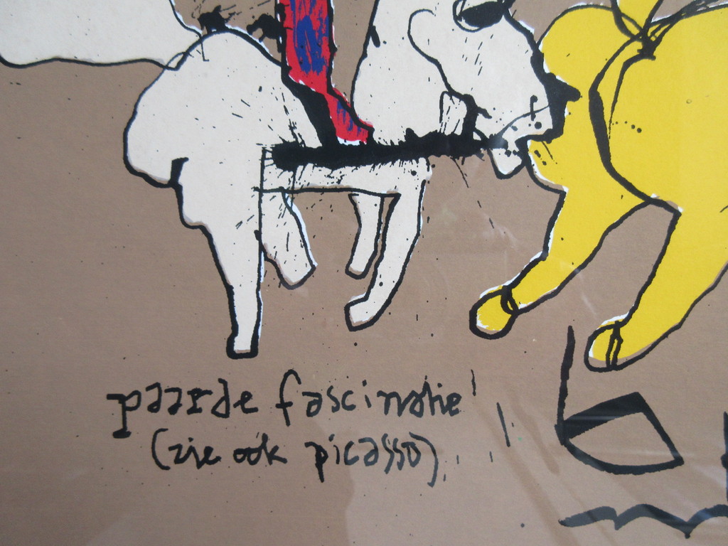 Herman Brood: zeefdruk, paarde fascinatie  kopen? Bied vanaf 20!