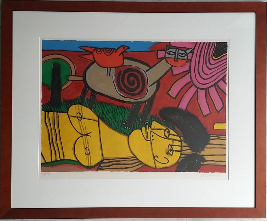 Corneille - zeer grote Litho van Corneille kopen? Bied vanaf 375!