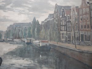 Willem Fekken - Willem Fekken (1908-1999) - Olieverf Amsterdam kopen? Bied vanaf 240!