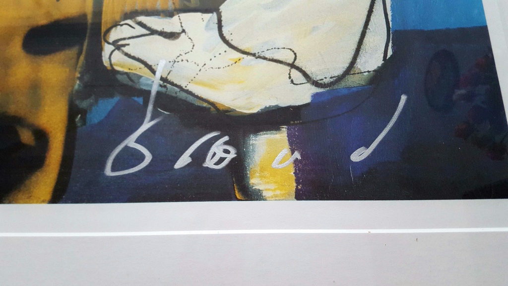 Herman Brood, zeefdruk, van God los kopen? Bied vanaf 400!