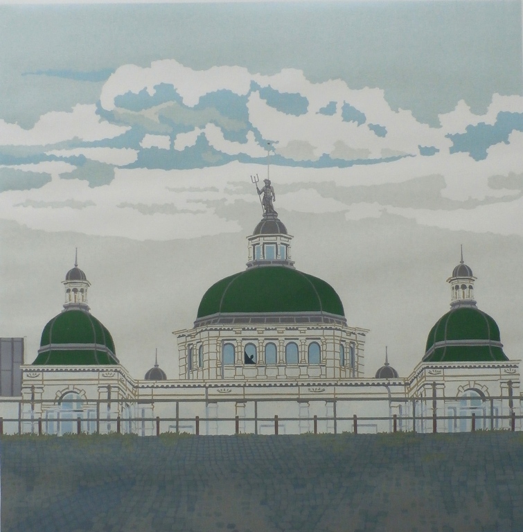 Sees Vlag - zeefdruk: Seinpost Scheveningen - 1976 kopen? Bied vanaf 75!