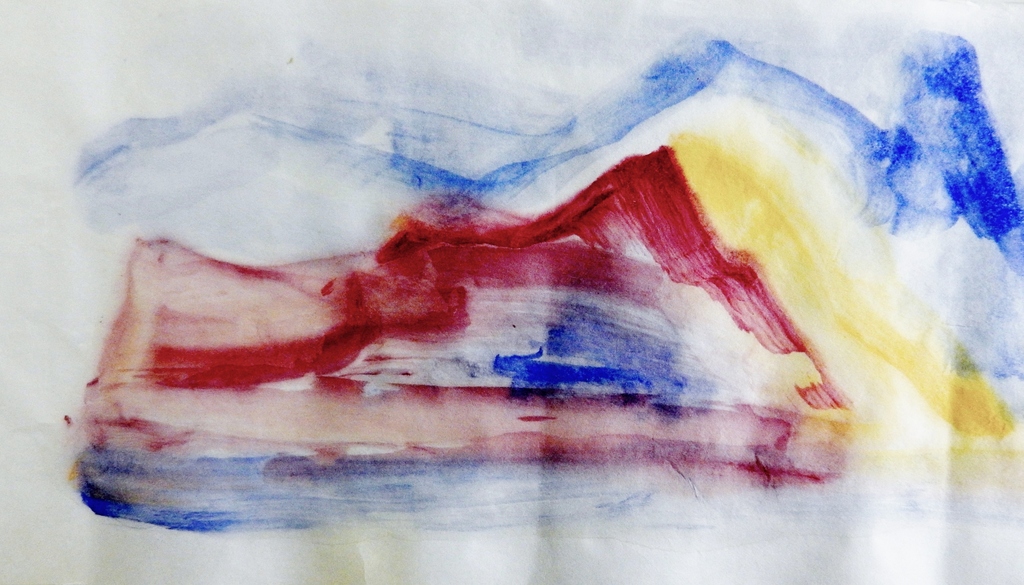 Ernst Vijlbrief (1934-2010) - Aquarel op papier 30x85 cm kopen? Bied vanaf 1!